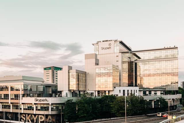 Skypark is described as one of Scotland’s 'biggest and most vibrant business destinations' comprising six buildings totalling 560,000 sq ft and a workforce of almost 4,000 people. It is currently home to more than 50 businesses. Picture: Kris Kesiak