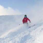 Perfect conditions on the Spring Run at Glencoe Mountain Resort, January 2023