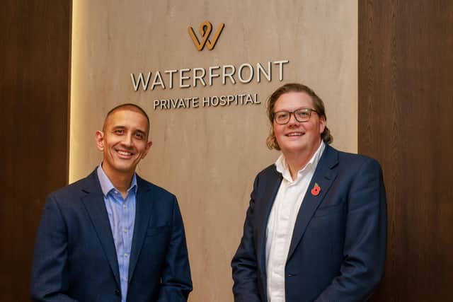 L-R Kazem Nassar and Ben Aldridge