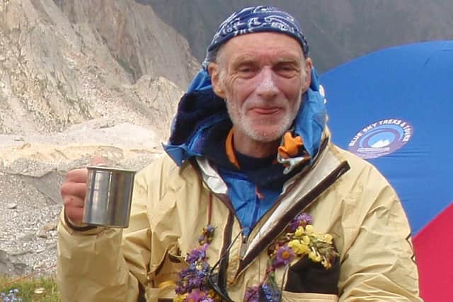 Rick Allen, 68, who was killed in an avalanche as he attempted to forge a new route up K2.