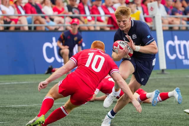 Harry Paterson was man of the match in Scotland's tour win over Canada in July. (Photo by Chris Tanouye/Getty Images for Scottish Rugby)