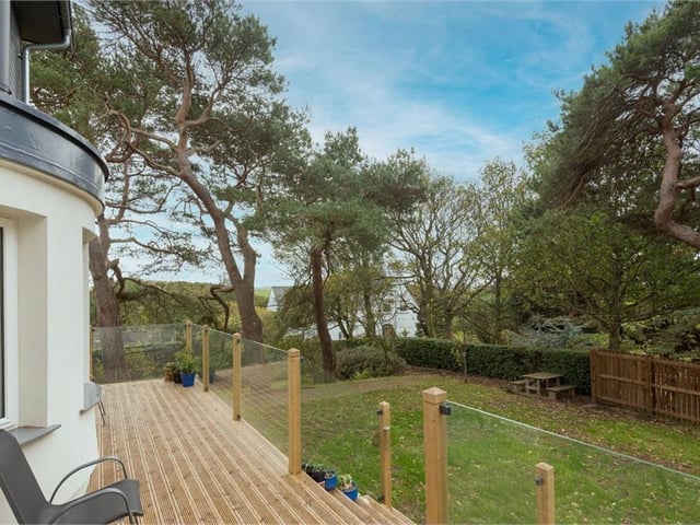 Terrace and rear garden.