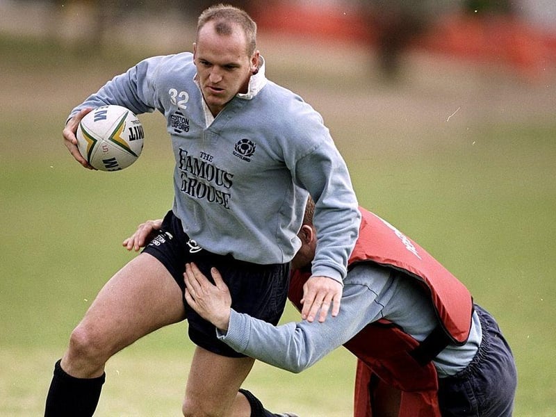 The third player to have scored 17 Scottish tries is fly-half - and current Scotland head coach - Gregor Townsend. He scored his tries in 82 appearances from 1993–2003.