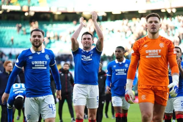 John Souttar who claims there is a “real togetherness” at Rangers after Saturday’s statement win at Celtic ignited their William Hill Premiership title hopes