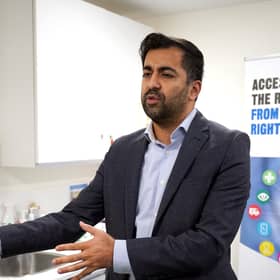 Scotland’s health secretary Humza Yousaf is under pressure over GP shortages and A&E waiting times. Picture: PA