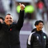 Celtic manager Brendan Rodgers maintains his team have deserved more than the two losses endured in their Champions League campaign as he prepares his players to arrest that runeven as meeting Atletico Madrid represents their sternest test. (Photo by Craig Williamson / SNS Group)