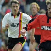 Michael O'Neill in action for Dundee Utd in 1993.