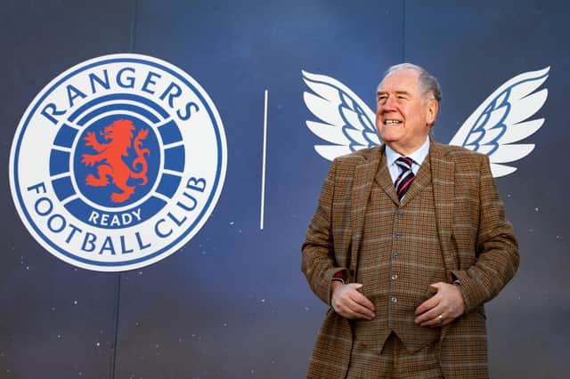 On a wing and a prayer, Andy Cameron is dressed up fine for what he hopes will be a championship-clinching weekend for his beloved Rangers