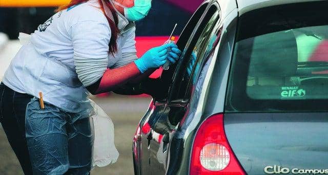 The number of Scots testing positive has fallen to seven