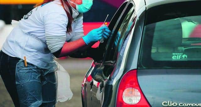 The number of Scots testing positive has fallen to seven