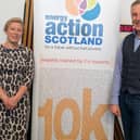 ​Gillian Martin MSP and Frazer Scott, CEO of Energy Action Scotland