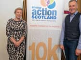 ​Gillian Martin MSP and Frazer Scott, CEO of Energy Action Scotland