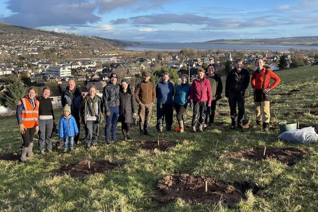 The new community forest in Dingwall was the brainchild of local farmer and land management consultant Richard Lockett, who owns Knockbain Farm