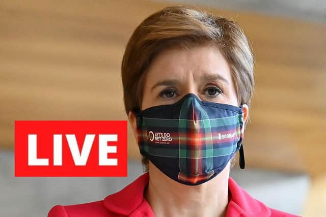 Follow live her as Nicola Sturgeon is expected to lift final Covid restrictions in Scotland.