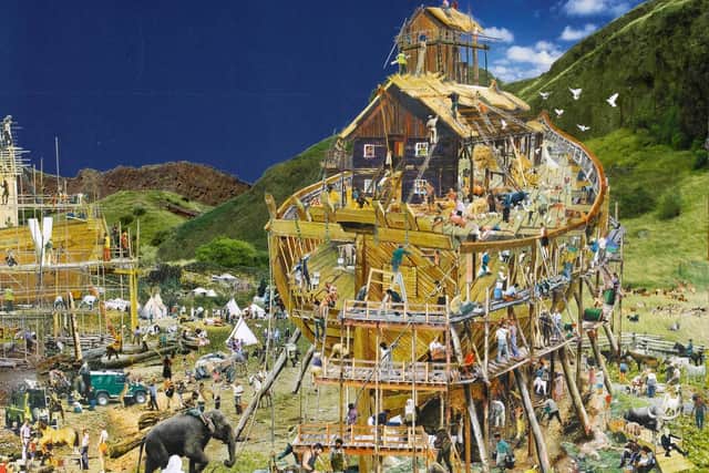 Detail from Noah's Ark by David Mach