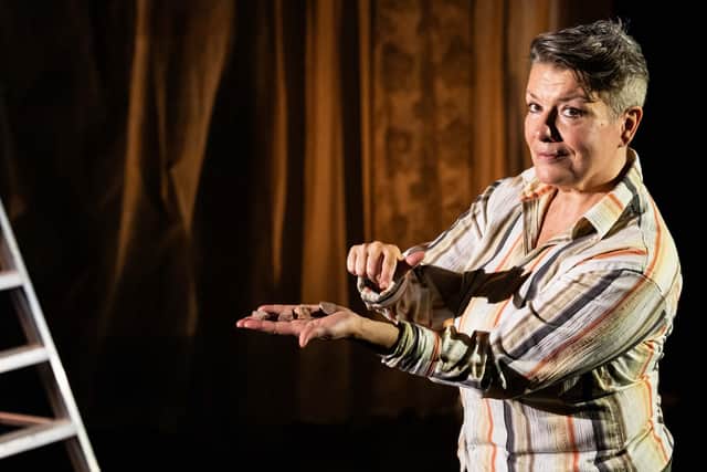 Gill Robertson was recognised for best performance at the Critics’ Awards for Theatre in Scotland for the one-woman show Lightning Ridge.