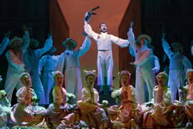 A dress rehearsal for the Scottish Opera's production of Gilbert and Sullivan's The Gondoliers, at the Theatre Royal in Glasgow.