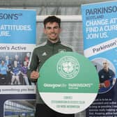 Celtic's Matt O'Riley during a photocall to promote the launch of Celtic's walking football programme in collaboration with Parkinson's UK and Glasgow Life at Toryglen Regional Football Centre.  (Photo by Craig Foy / SNS Group)