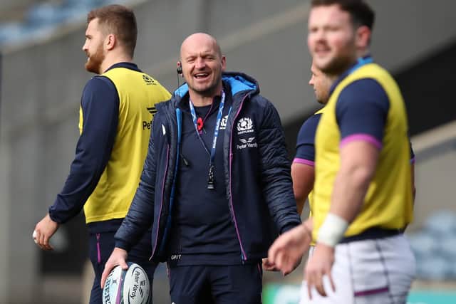 Scotland head coach Gregor Townsend is preparing his side to face World Champions South Africa at Murrayfield. (Photo by Ian MacNicol/Getty Images)