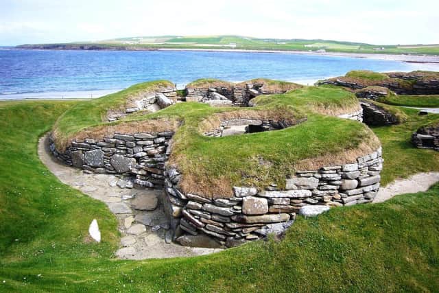 Skara Brae village on Orkney is one of the key Neolithic sites in North West Europe with a study finding that violence and warfare was rife during the period. PIC: World Heritage Encyclopedia.