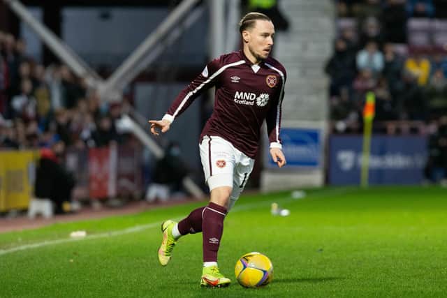 Barrie McKay has been a key player for Hearts since his arrival, and is backed to return to the international arena. (Photo by Ewan Bootman / SNS Group)