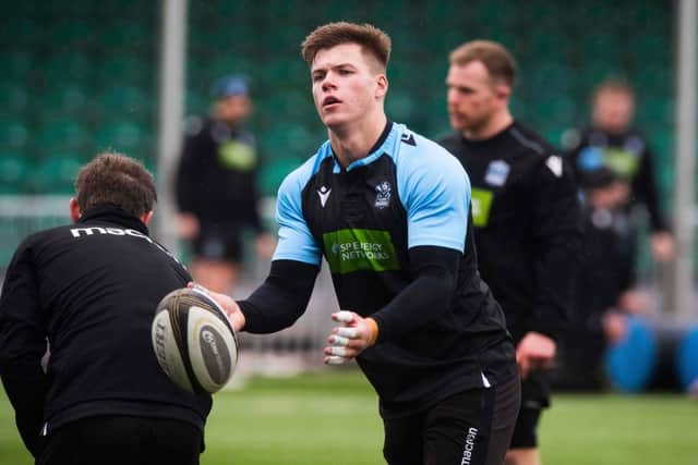Huw Jones starts at full-back tomorrow. Picture: SRU/SNS