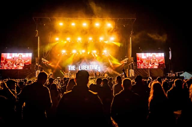 The Libertines headlining the first day of the Playground Festival PIC: Calum Buchan