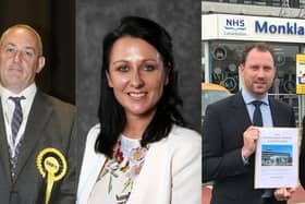 Left to Right: Paul McLennan for East Lothian, Siobhian Brown for Ayr and Neil Gray for Airdrie & Shotts.