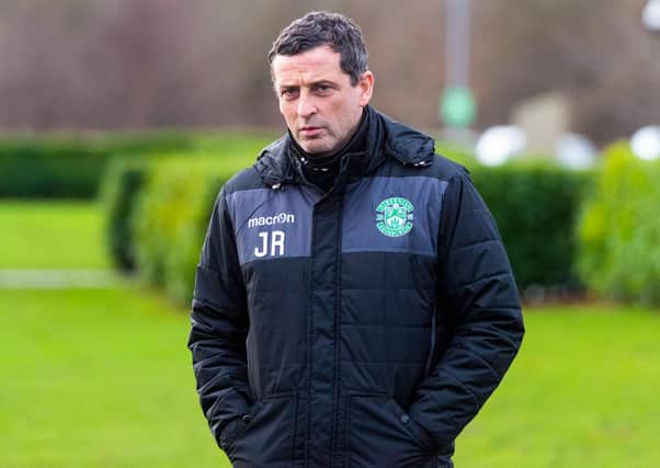 Hibs manager Jack Ross does not expect fans back inside Easter Road any time soon. Photo by Mark Scates / SNS Group