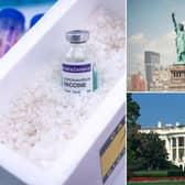Can you travel to the US with the AstraZeneca vaccine?. Picture: Getty/Canva
