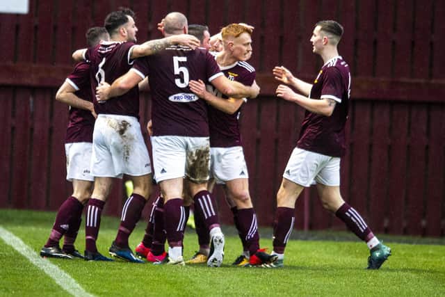 Tranent were top of the league when last season was abandoned and are aiming to win the Premier Division this season. Picture: Lisa Ferguson