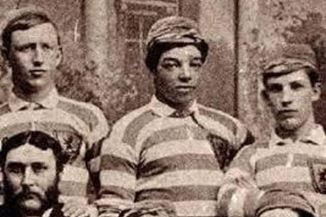 Widely considered to be the first black person to play association football at international level, Andrew Watson was a talented Scottish footballer who appears on murals around Glasgow celebrating his achievements. His first cap came against England back in 1881 when he captained Scotland to a memorable 6–1 win - a record home defeat for England that still stands to this day.