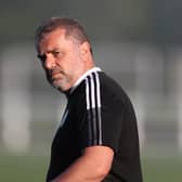 Celtic manager Ange Postecoglou pictured during the goalless draw with Bristol City on Wednesday. (Photo by Catherine Ivill/Getty Images)