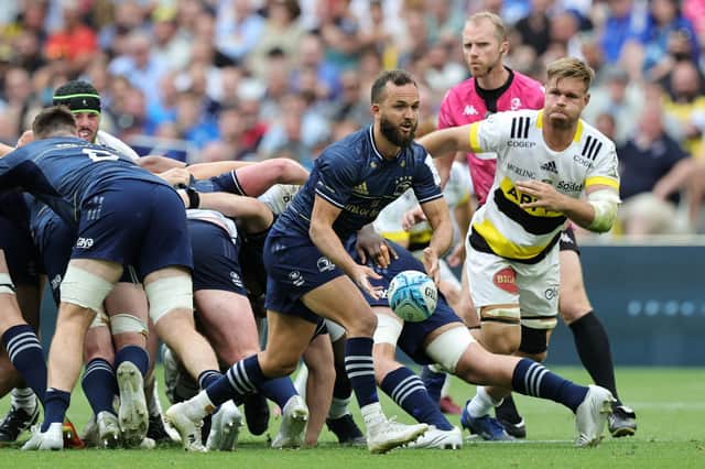 Jamison Gibson-Park will be a serious threat to Glasgow Warriors when they face Leinster.