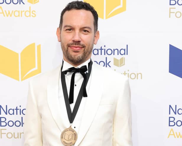 Justin Torres attends the 74th National Book Awards at Cipriani Wall Street, New York, on 15 November 2023 PIC: Cindy Ord/Getty Images