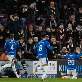 Alfredo Morelos opened the scoring for Rangers just nine minutes in and they never looked back.