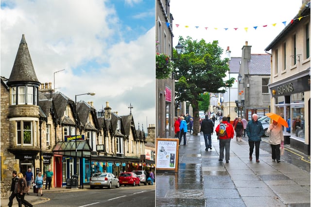 Ten of the best high streets in Scotland.