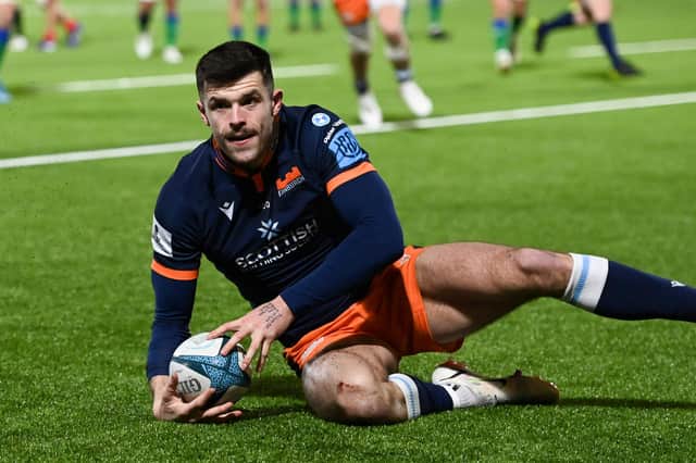 Blair Kinghorn's form has helped propel Edinburgh to second place in the United Rugby Championship. (Photo by Paul Devlin / SNS Group)