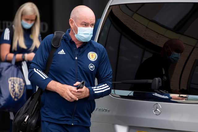 Steve Clarke only has 15 outfield players to choose from for Scotland's World Cup qualifier against Denmark in Copenhagen. (Photo by Paul Devlin / SNS Group)
