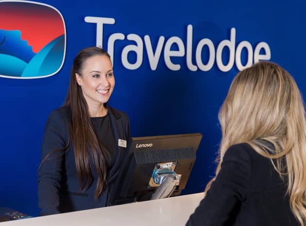 Roles Travelodge is looking to fill in Scotland include reception staff. Picture: Kit Oates.
