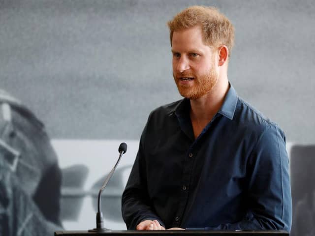 Prince Harry said he was excited to be taking up the role as BetterUp’s first chief impact officer (Photo by Peter Nicholls-WPA Pool/Getty Images)