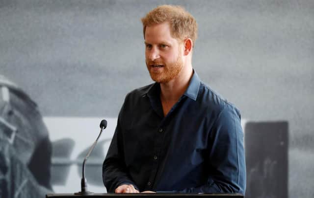 Prince Harry said he was excited to be taking up the role as BetterUp’s first chief impact officer (Photo by Peter Nicholls-WPA Pool/Getty Images)