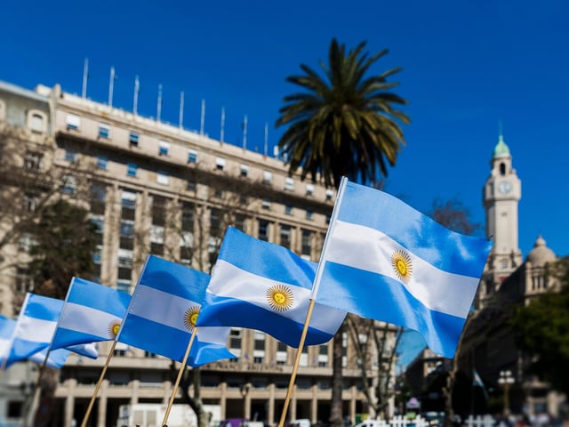 Argentina is the second largest country in South America (after Brazil), it has a total area of 2,780,400 km² and the country covers 0.545% of the Earth's surface.