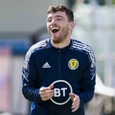 Andy Robertson wants to finish his career at Liverpool but hasn't ruled out returning to Celtic. (Photo by Ross Parker / SNS Group)