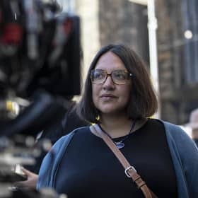Edinburgh Makar Hannah Lavery has recorded her new poem 'Edinburgh is a Story' for a new month-long digital festival. Picture: Jess Shurte