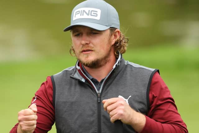 Eddie Pepperell during the second round of the Betfred British Masters hosted by Danny Willett at The Belfry in Sutton Coldfield. Picture: Andrew Redington/Getty Images.