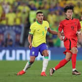 Celtic target Cho Gue-sung in action for South Korea during their World Cup last 16 defeat to Brazil. (Photo by Michael Steele/Getty Images)