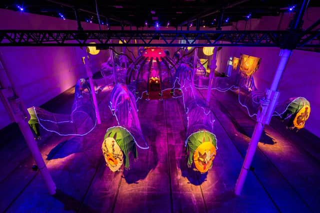 Installation view of •~TUA~• 大眼 •~MAK~• by Rae-Yen Song 宋瑞渊 at Tramway