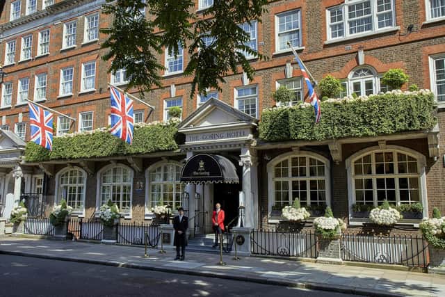 The five-star Goring hotel in Belgravia, London. Pic: David Cotsworth