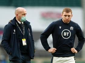 Gregor Townsend and Finn Russell repaired their relationship during lockdown but the fly-half has been dropped from Scotland's autumn squad. (Photo by David Rogers/Getty Images)